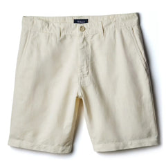 Cotton-Linen Chino Short - 9"