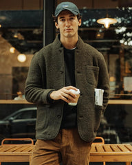 Huckberry Flint and Tinder The Boiled Wool Chore Blazer, Mens Casual Sport Coat, Jacket