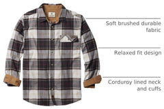Legendary Whitetails Mens Flannel Long Sleeve Button Down 100% Cotton Shirt