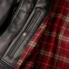Cafe Natural Leather Jacket