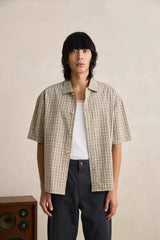 Relaxed Cropped Short Sleeve Shirt