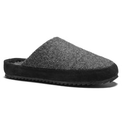 Shearling Lined Wool Mule Slipper