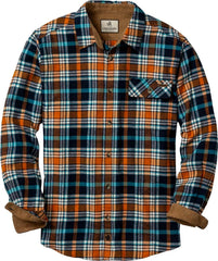 Legendary Whitetails Mens Flannel Long Sleeve Button Down 100% Cotton Shirt