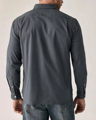 Huckberry Flint and Tinder Men's Classic Oxford Draftsmen Button Down Shirt- Stretch Fabric- Button Down Shirts for Men