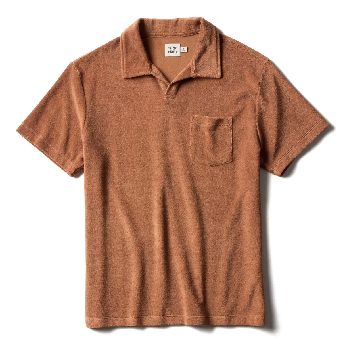Towel Terry Johnny Collar Polo