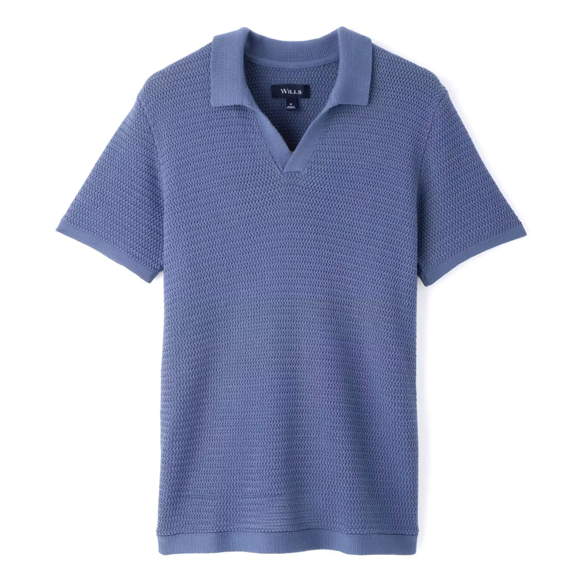 Crochet Johnny Collar Polo