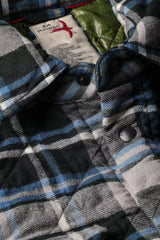 Quilted Flannel Shirt Jacket
