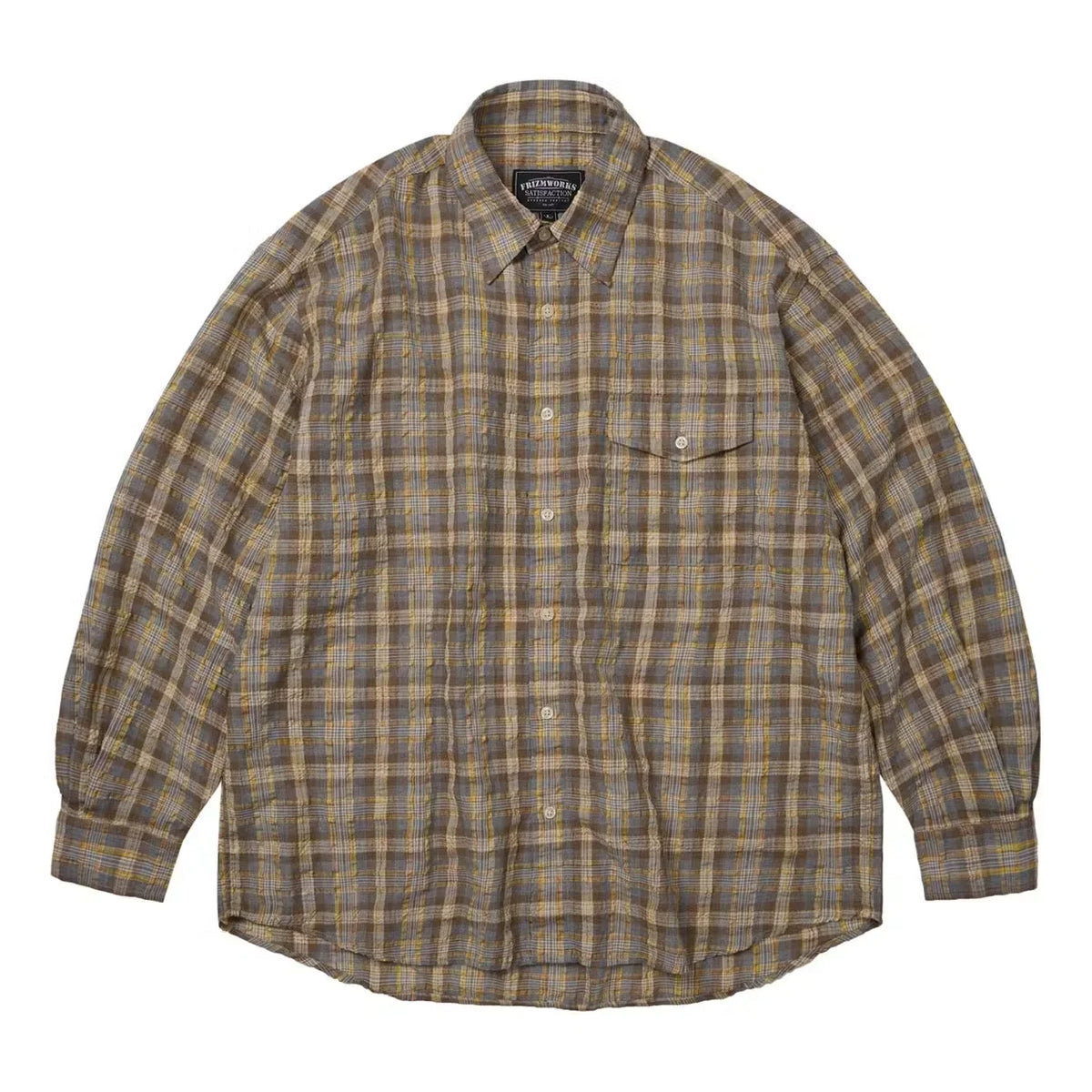 Uneven Check Shirt
