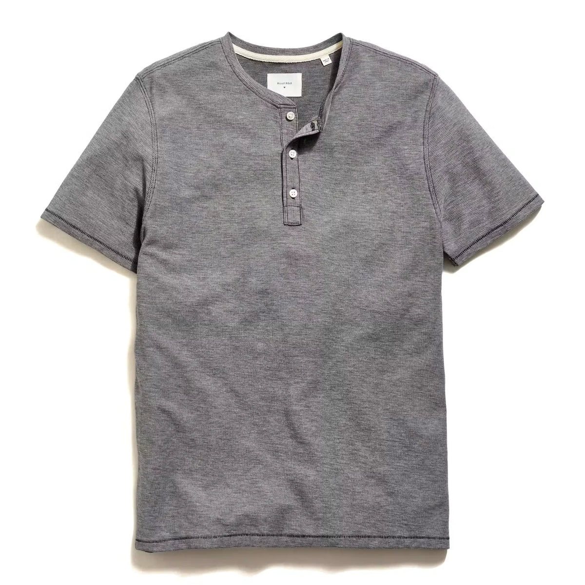 Short-Sleeve Birdseye Henley