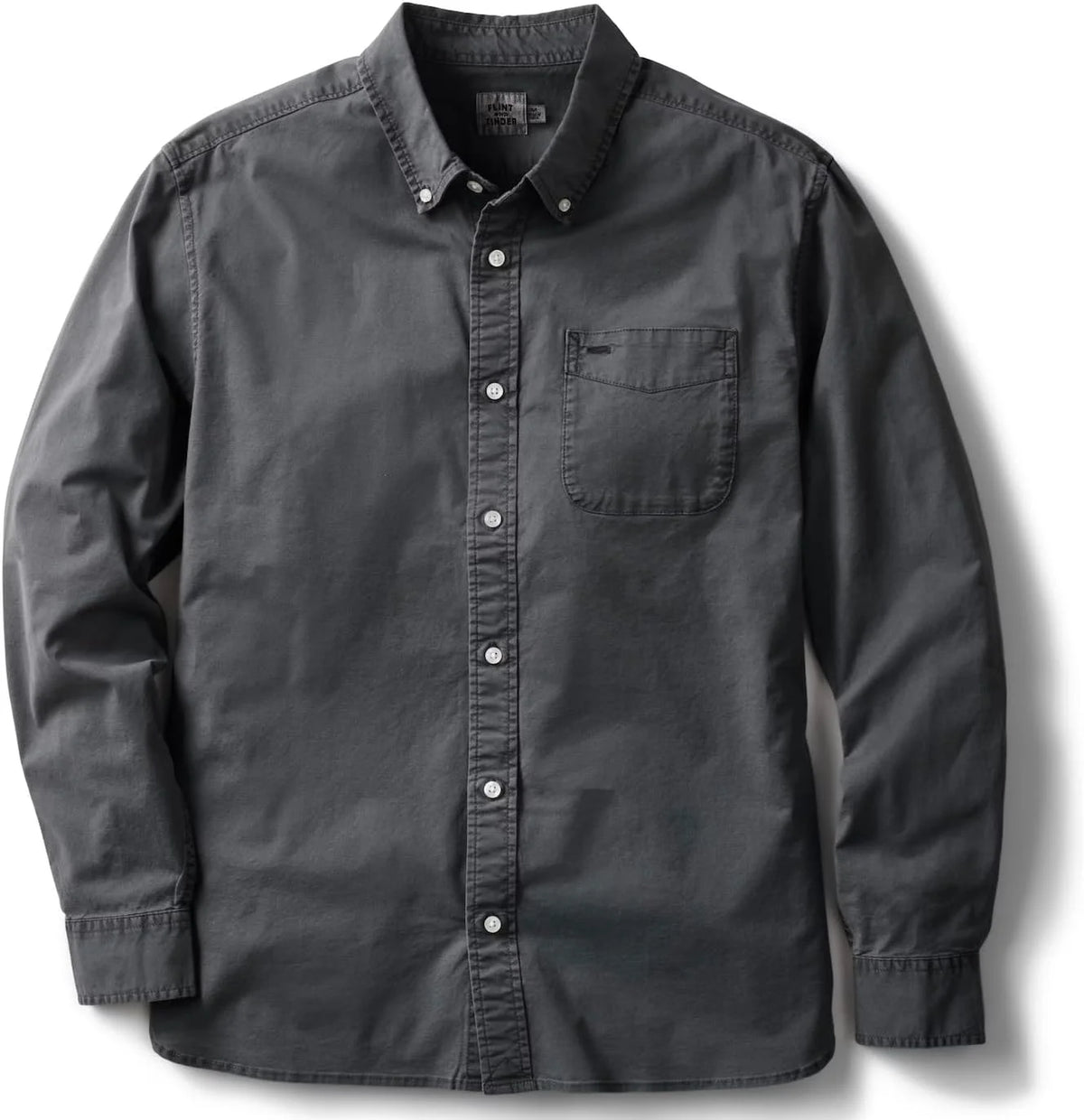 Huckberry Flint and Tinder Men's Classic Oxford Draftsmen Button Down Shirt- Stretch Fabric- Button Down Shirts for Men