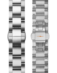 Canfield 2 Eye Chrono 43mm, Silver Bracelet