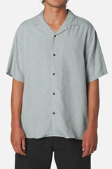 Teller Striped Camp Short Sleeve Shirt