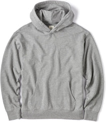 Huckberry Flint and Tinder Midweight Terry Pullover Mens Hoodie, Loopback Cotton Hoodies, Mens Hooded Sweatshirt