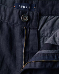 Cotton-Linen Chino Short - 7"
