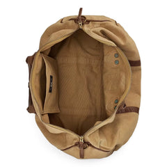 Cotton Canvas/Leather Douglas Duffle Bag