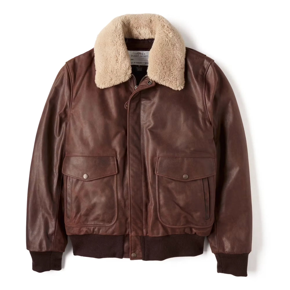Buffalo Bomber Leather Jacket