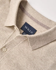 EasyCash Merino Long Sleeve Polo Cardigan