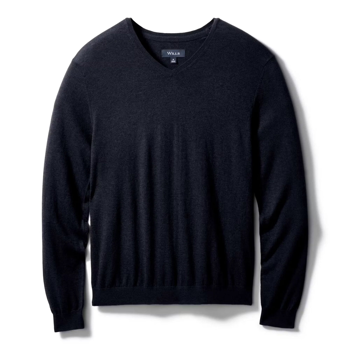 Lightweight Cotton-Merino V-Neck Sweater