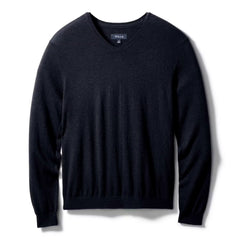 Lightweight Cotton-Merino V-Neck Sweater