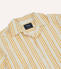 Block Short Sleeve Camp Collar Shirt