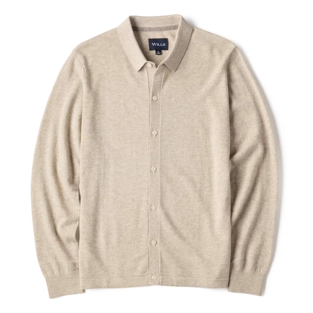 EasyCash Merino Long Sleeve Polo Cardigan