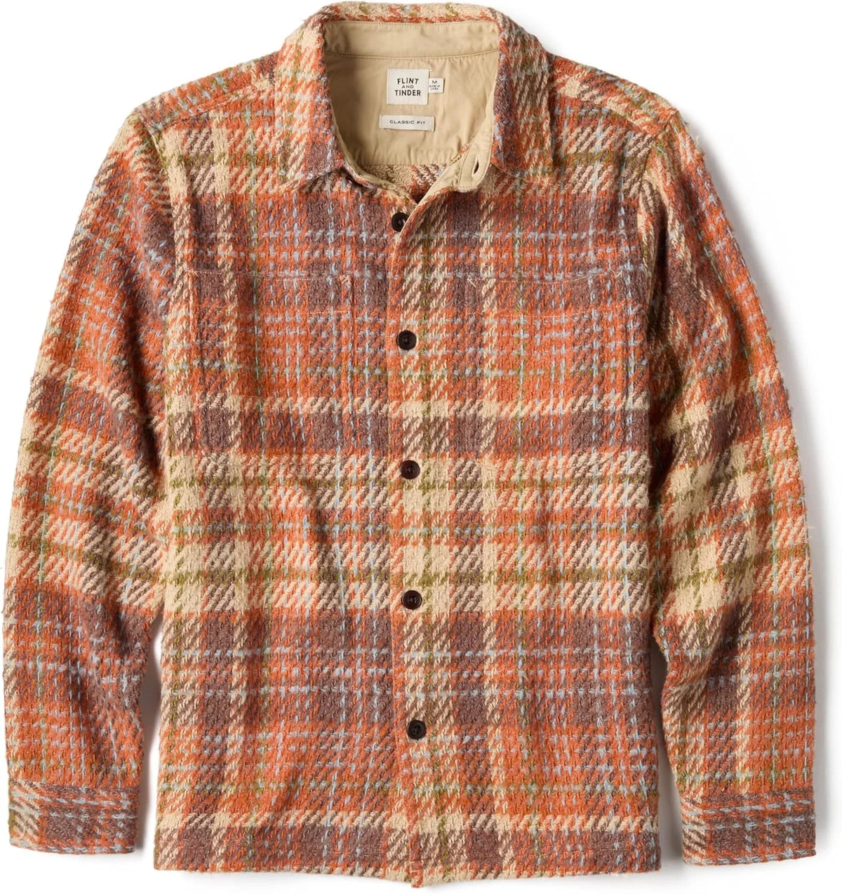 Huckberry Flint and Tinder Cabin Flannel, Mens Button Up Flannel Shirt Jacket