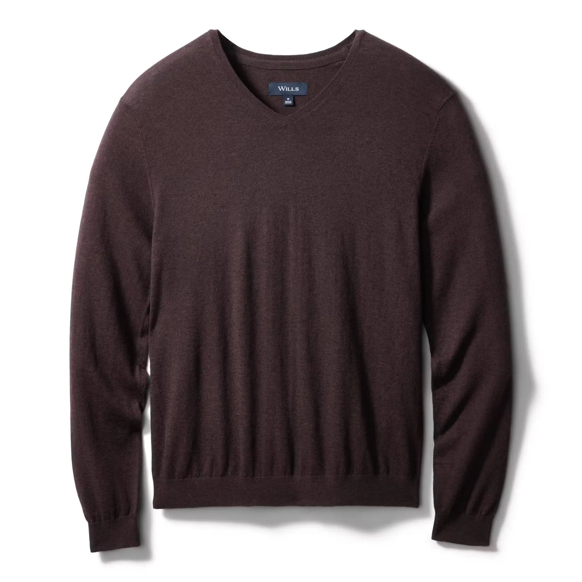 Lightweight Cotton-Merino V-Neck Sweater
