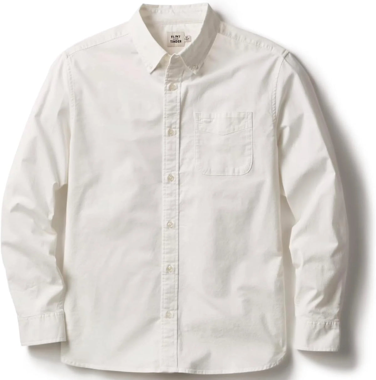 Huckberry Flint and Tinder Men's Classic Oxford Draftsmen Button Down Shirt- Stretch Fabric- Button Down Shirts for Men