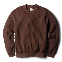 Garment Dyed Cotton Crewneck Sweater
