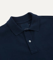 Washed Pique Cotton Polo Shirt