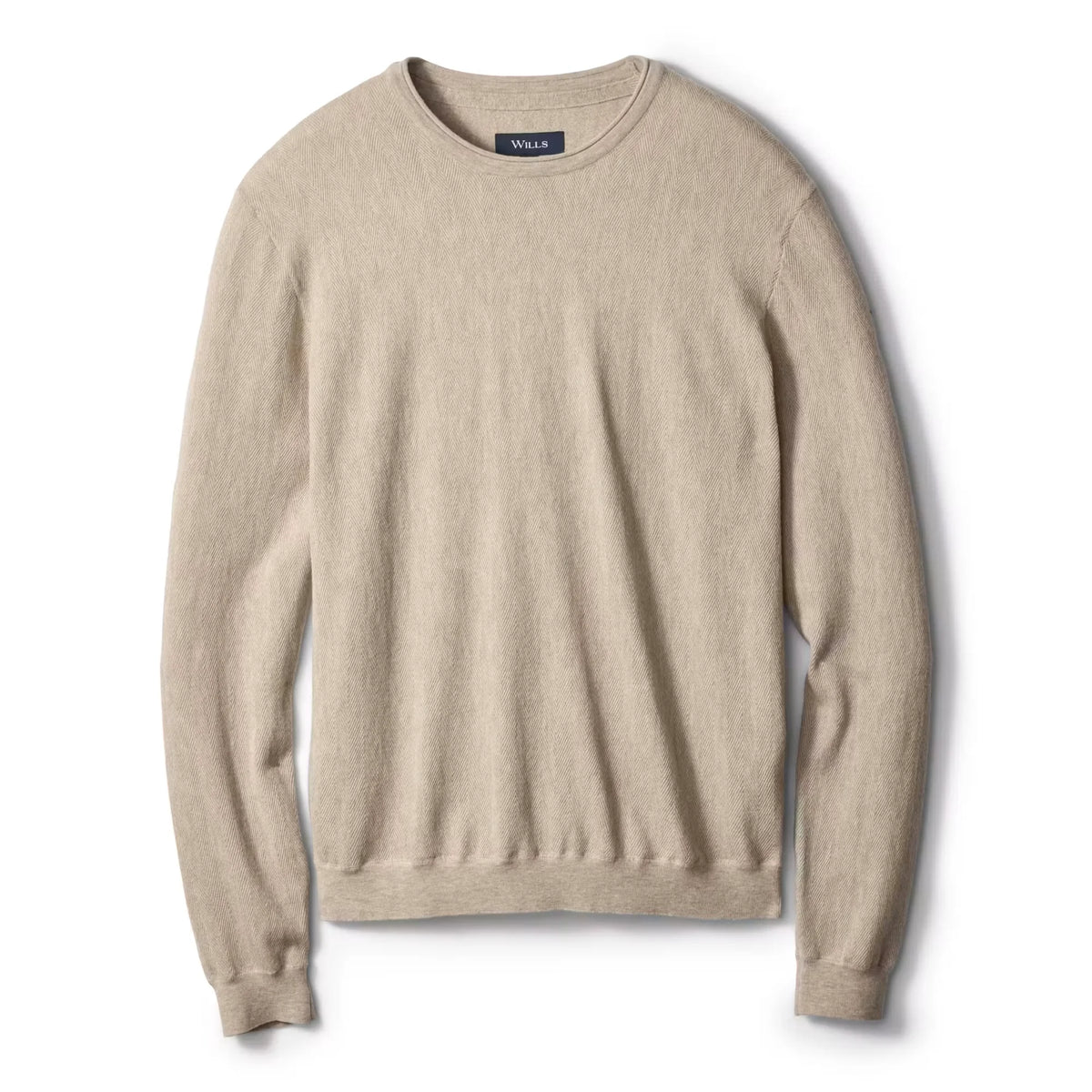 Lightweight Cotton-Merino Crewneck Sweater