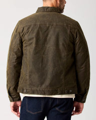 Wool-Lined Waxed Trucker Jacket