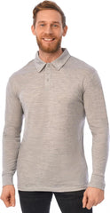 100% Merino Wool Polo Shirt Men - Short & Long Sleeve Shirt Base Later