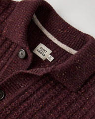 Highland Wool Collared Cardigan