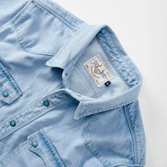 Modern Western Denim Shirt