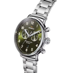 Canfield 2 Eye Chrono 43mm, Silver Bracelet