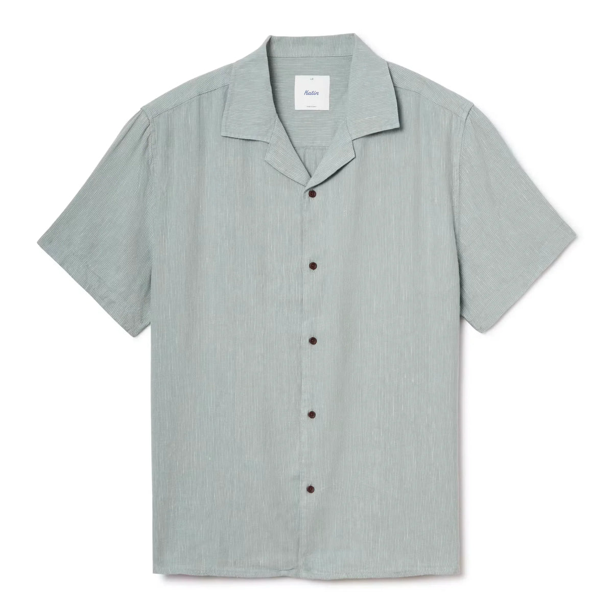 Teller Striped Camp Short Sleeve Shirt