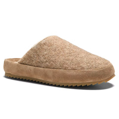 Shearling Lined Wool Mule Slipper