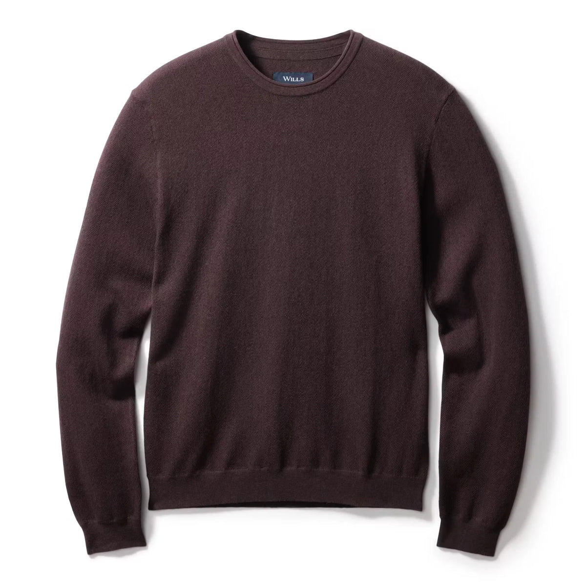 Lightweight Cotton-Merino Crewneck Sweater