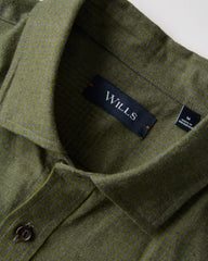 Brushed Woven Dress Shirt