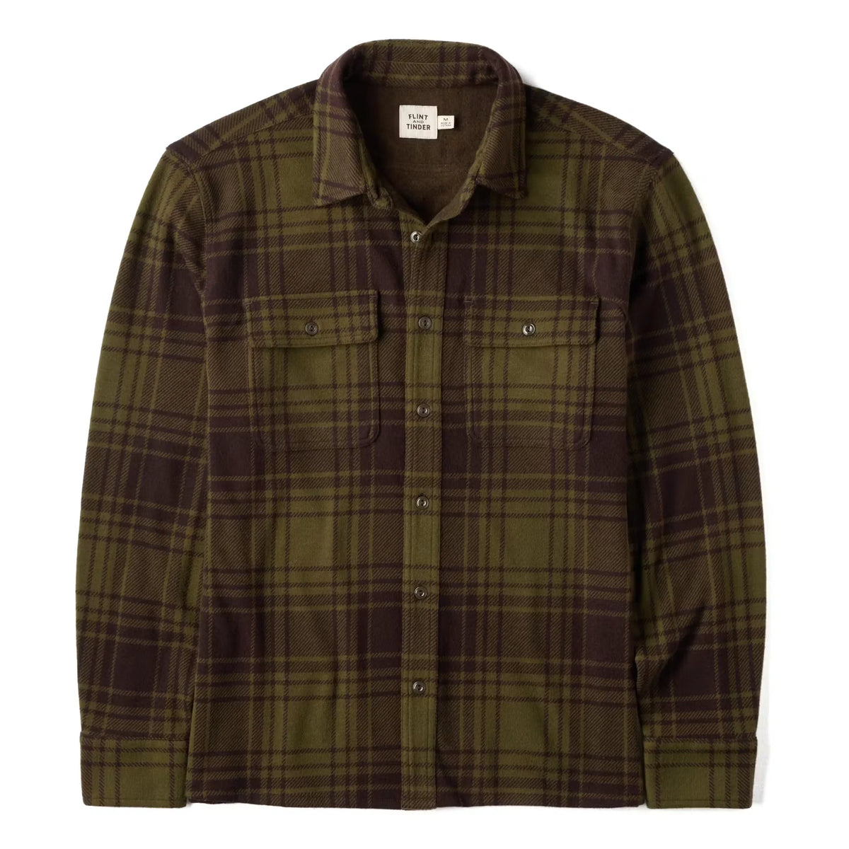 Stretch Knit Flannel Shirt