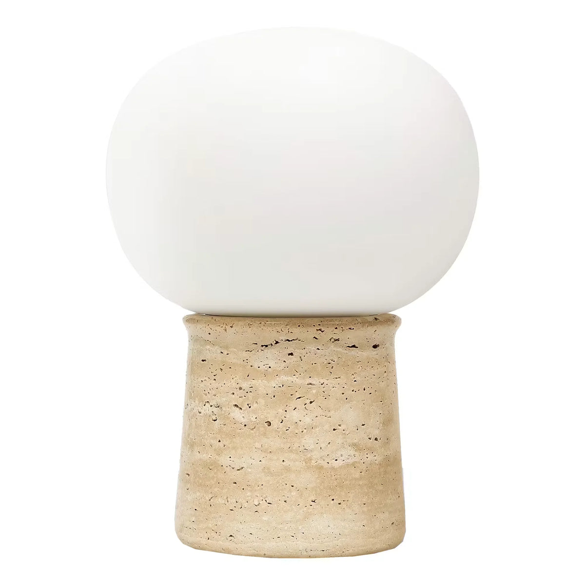 Neptune Travertine Stone LEDTable Lamp