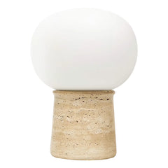Neptune Travertine Stone LEDTable Lamp