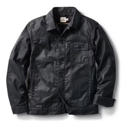 Flannel-Lined Waxed Trucker Jacket