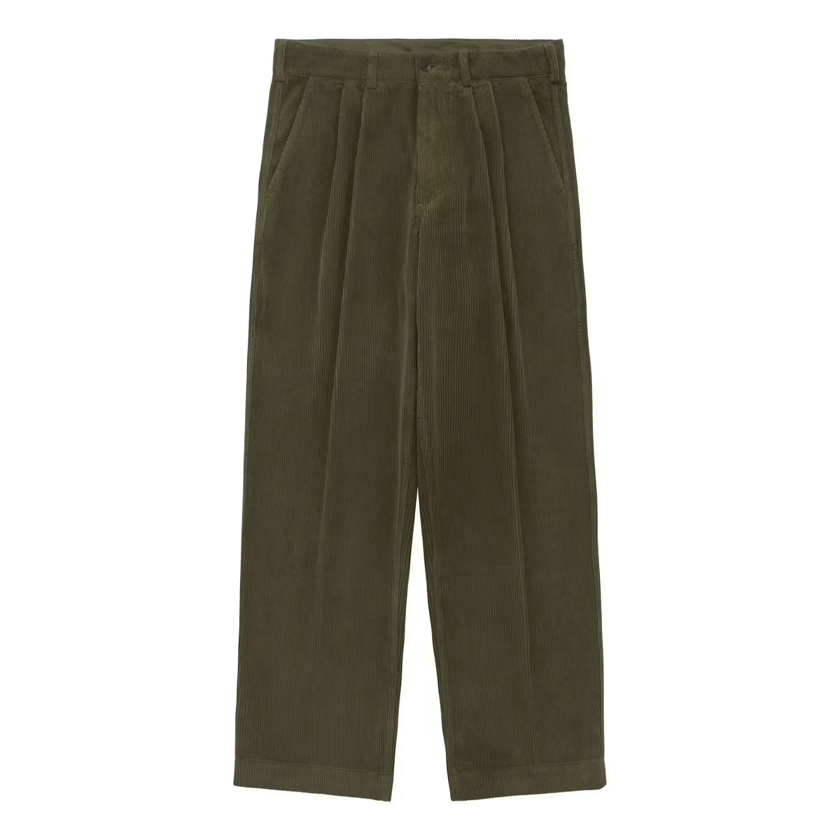 Canal Pleated Corduroy Cotton Pant