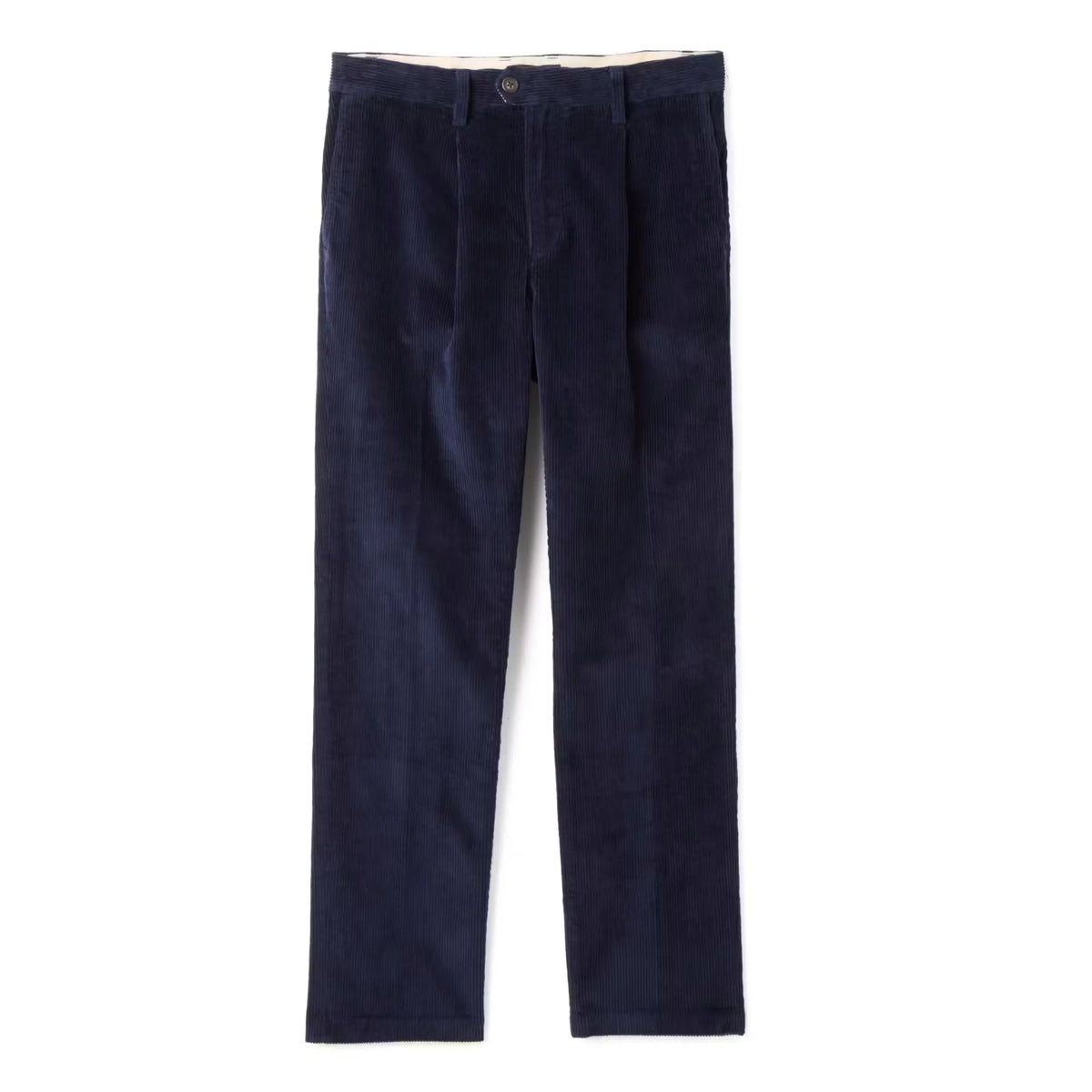 Pleated Cord Trouser