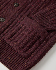 Highland Wool Collared Cardigan