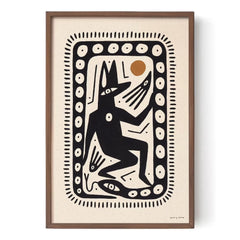 Coyote and Snake Print by Perro y Arena
