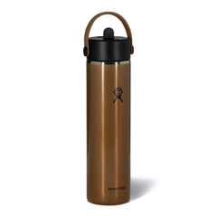 Hydro Flask Campcore 24 oz Lightweight Wide Flex Straw Cap Latte Brown