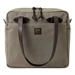 Rugged Twill Tote with Zipper